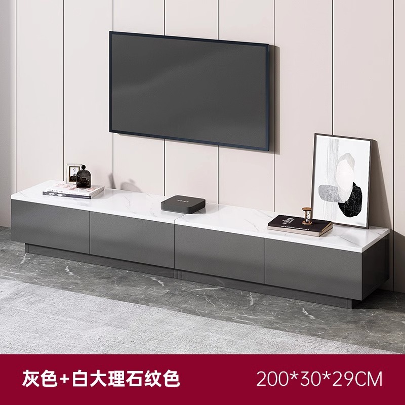 2.0m gray + white marble pattern; assembled