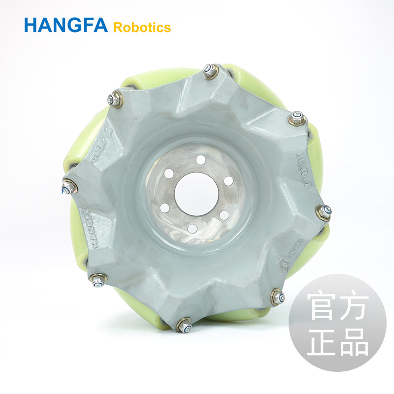 1600Kg负载 16寸45度 全轴承工业级 全向轮CMA-40 一体成型 麦轮