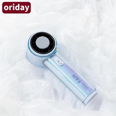 跨境新款创意高速手持风扇冰敷便携USB充电款迷你涡轮家用户外