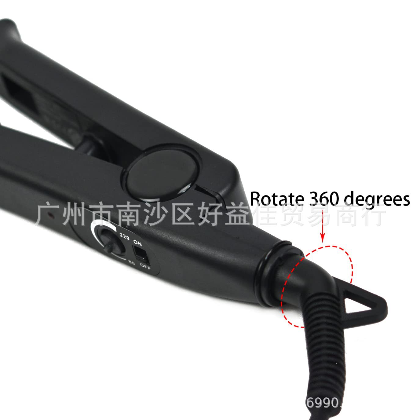 Herramienta de extensión de cabello Enchufe americano Herramienta de extensión de cabello profesional Conector de hierro caliente de fusión Barra de extensión de cabello