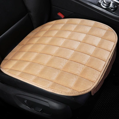 padded car cushion | Wool pad - front-row-beige