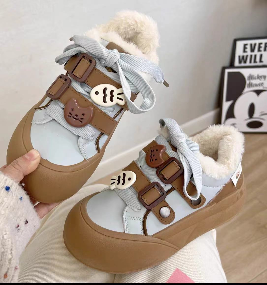 2025 primavera nuevas zapatillas de todo fósforo estudiantes zapatos de lona coreanos Harajuku de corte bajo zapatos blancos pequeños de nicho Yuanbo 1725 image 11
