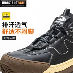Feiwei labor protection shoes, comfortable and breathable work shoes, beef tendon bottom, steel toe caps, anti-smash and stab-proof safety shoes, insulated electrician shoes