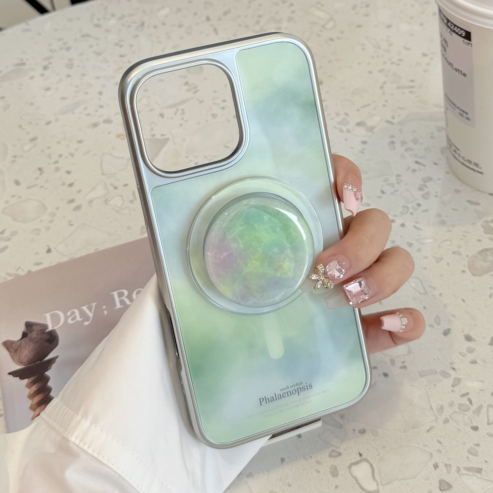 55g Weight Huawei, iPhone Applicable Brands Phone Cases Classification PC Material Marble Pattern Modern Style Style PC Marble Modern Style Phone Cases Phone Accessories 9
