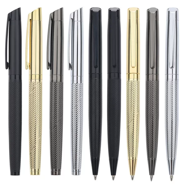 New metal ballpoint pen, promotional signature pen, copper pen, engraved pen, high-end gift pen, gel pen, business cross-border