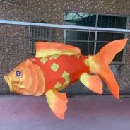 春节元宵节日装饰国潮古风鱼灯鱼造型花灯锦鲤灯笼吊饰鱼形灯笼