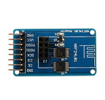 NRF24L01适配器模块 2.4G赫兹 无线收发器 兼容3.3V/5V UNO R3