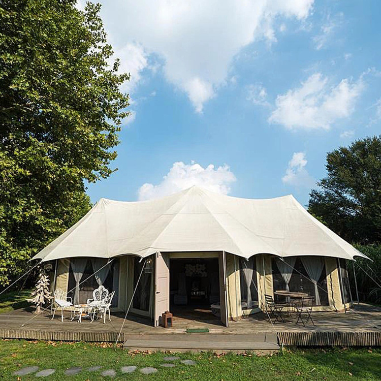 Campamento de lujo Junior habitación tienda de hotel tienda de lujo restaurante tienda de la sala de estar tienda de café