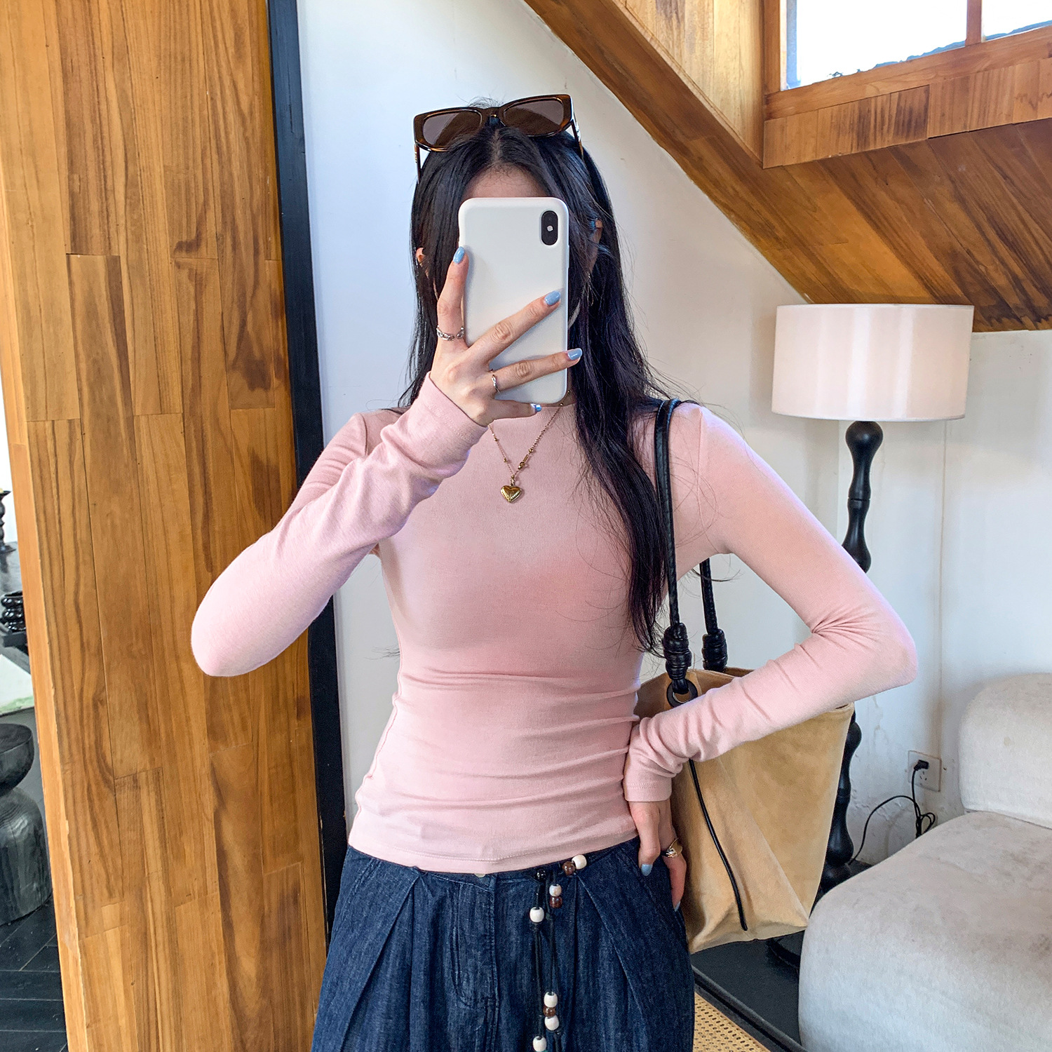 분홍색