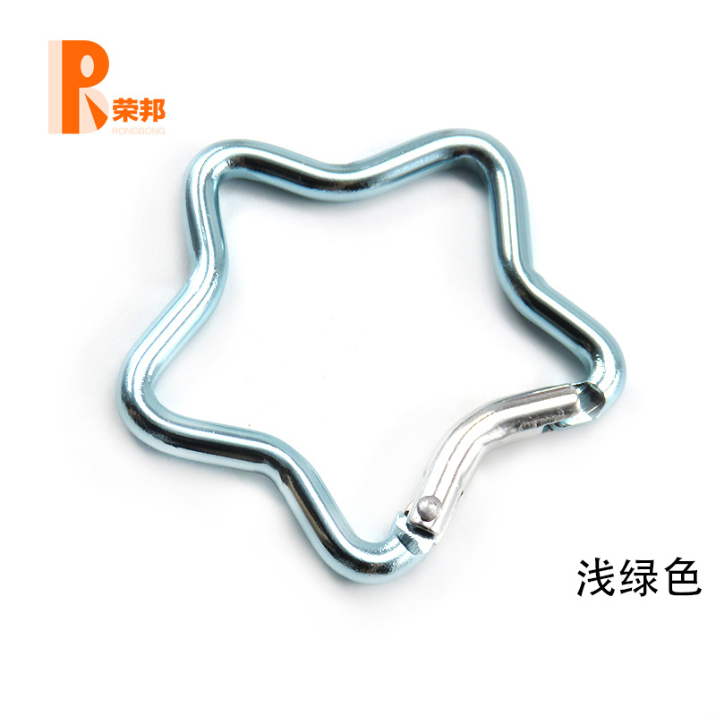 일반 플런저 다섯개 별 연두색