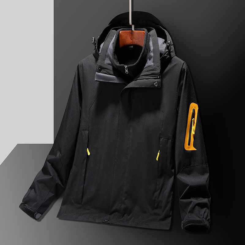 Otoño y invierno nueva chaqueta de asalto chaqueta de hombre suelta ocio viaje al aire libre hombre y mujer tendencia 3 - en - 1