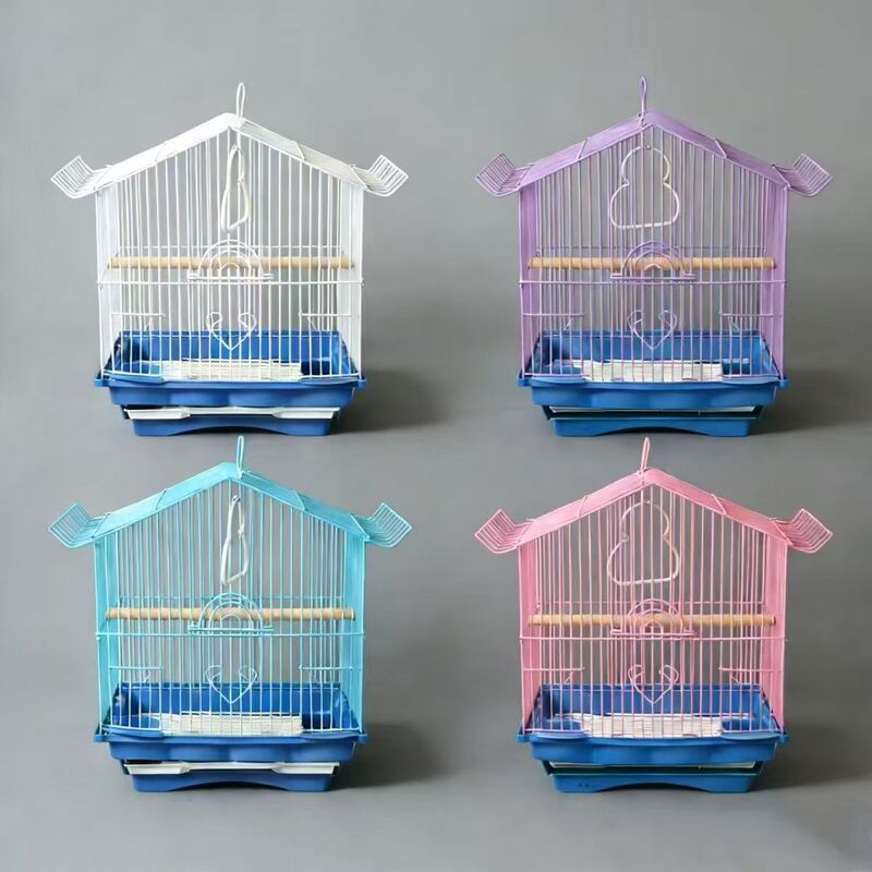Parrot Cage Birdcage Special Villa Type New Model for Cockatiels and Budgies, Suitable for Home and Travel, Large Portable Pet Bird House