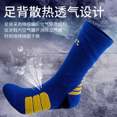 俊美隆 男士籃球襪春節學生戶外運動襪青少年毛巾襪跑步中筒襪