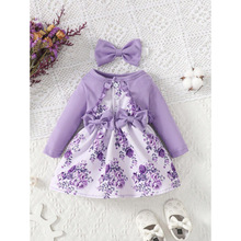 G 74514 Girls' Print Dress Set Ůͯӡ������ȹ�׿羳����