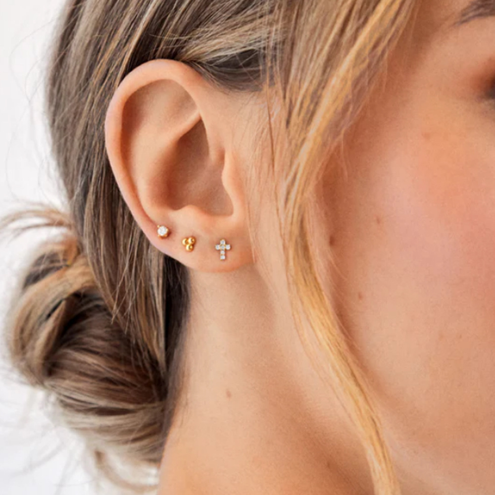 3g Weight Ear Studs Classification 1 Set Quantity Daily Occasion 925 Sterling Silver Material Star, Butterfly Pattern Women's Gender Plating Design Simple Style Style 1 Set 925 Sterling Silver Star Butterfly Ear Studs 29