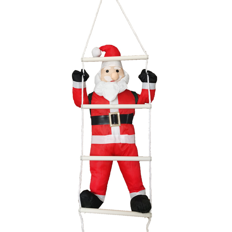 Navidad decoraciones nuevo 60cm Santa Claus muñeca colgante Navidad suministros fábrica directa transfronteriza