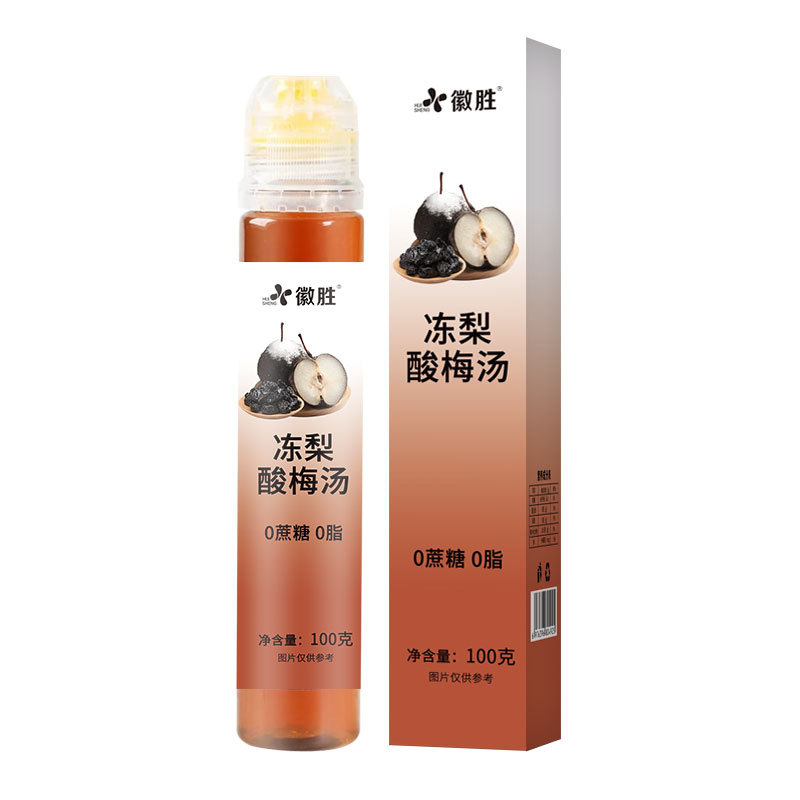 냉동 배와 신 매실 수프 100g