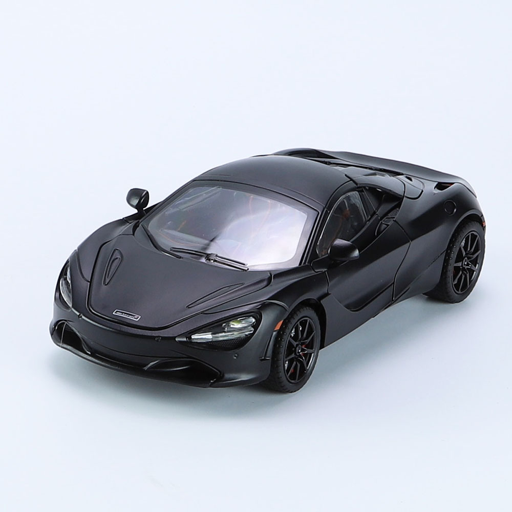 1/24邁凱720S倫仿真合金聲光回力兒童玩具跑車模型三擋擺件男批發