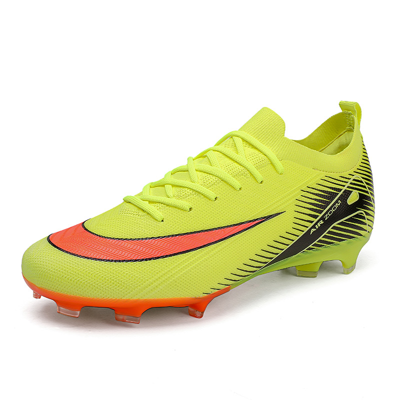 2025 nuevos zapatos de fútbol juveniles transfronterizos botas de fútbol al aire libre clavos cortos largos de fábrica baja venta directa