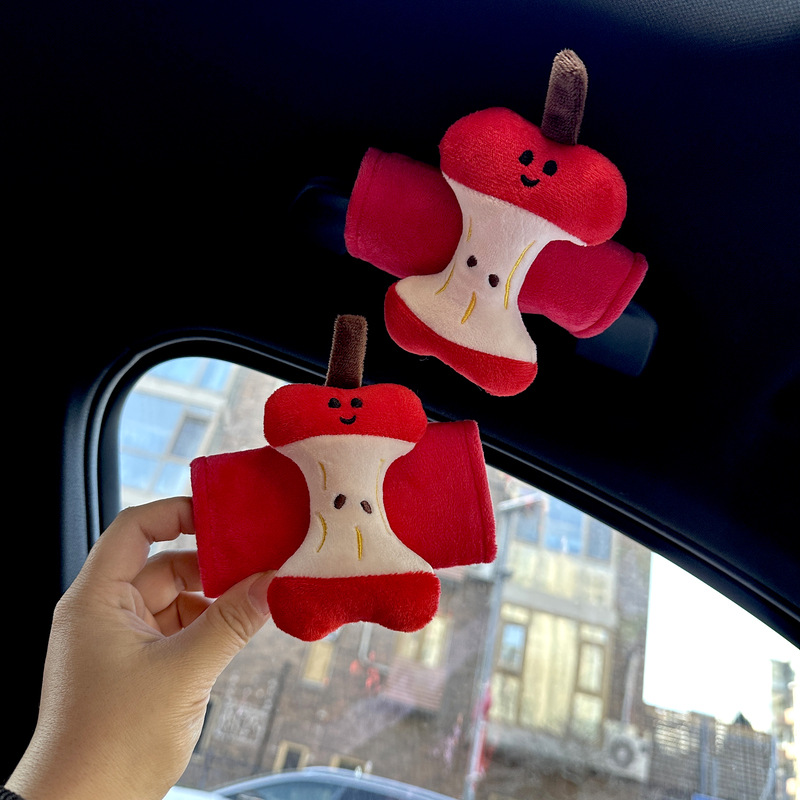 Cartoon adorable arco de manzana núcleo guante guante de tirada guante de protección manija de puerta decoración interior universal
