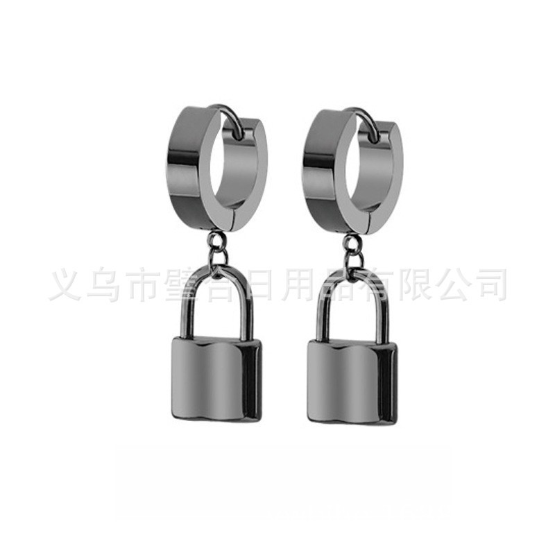 2022 nueva moda de los hombres de moda de las mujeres solo negro de titanio de acero