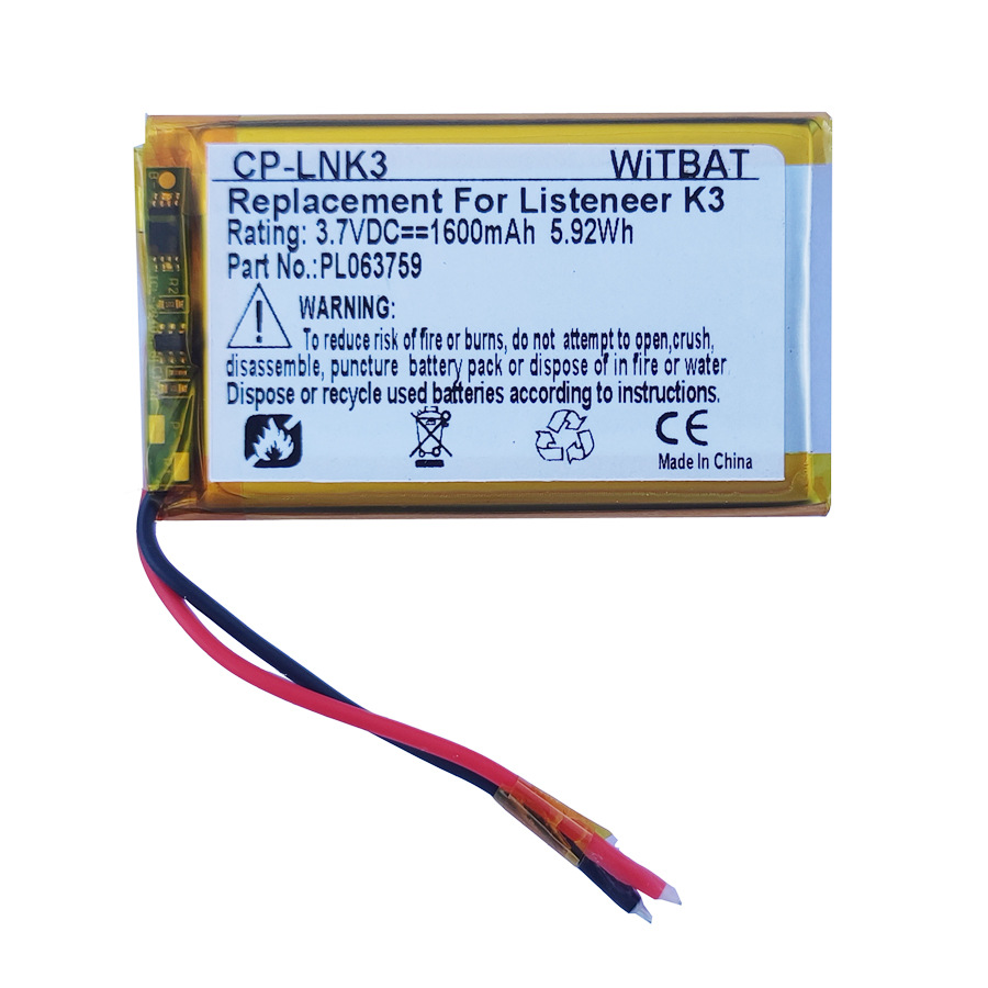 适用倾听者K3复读机电池
