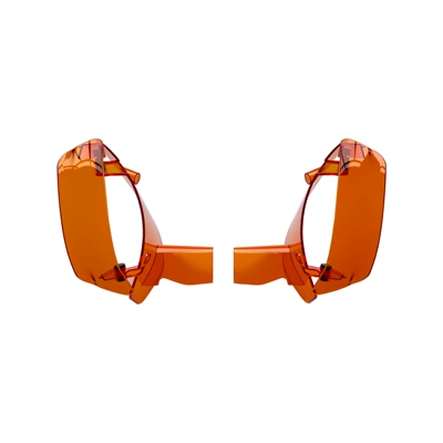 Gliding Side Wing Spoiler, Pc | Motorcycle front windshield - orange