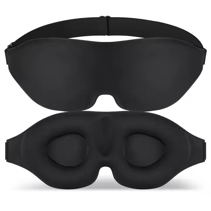 Amazon 3D Sleeping Eye Máscara sombreada sin presión para los ojos, pausa para el almuerzo, memoria de viaje, esponja, protección para los ojos integrada personalizada