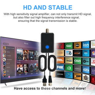 Factory Direct cross-border e-commerce popular European and American hdtv HD digital TV antenna signal amplifier