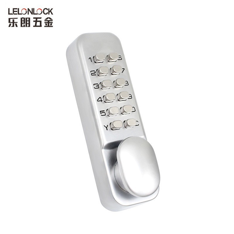 Cerradura de puerta mecánica de aleación de aluminio al aire libre a prueba de agua no eléctrica cerradura de puerta de jardín llave cerradura de puerta