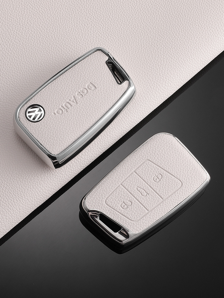 Adecuado para la funda de la llave Volkswagen Sagitar todo incluido TPU patrón de piel exploración Yue Passat Bora LaVida Yue hebilla de la caja protectora
