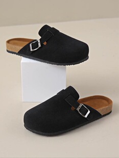 W 50783 Flat Lazy Head Mule Slippers ƽ�ב�����Ь