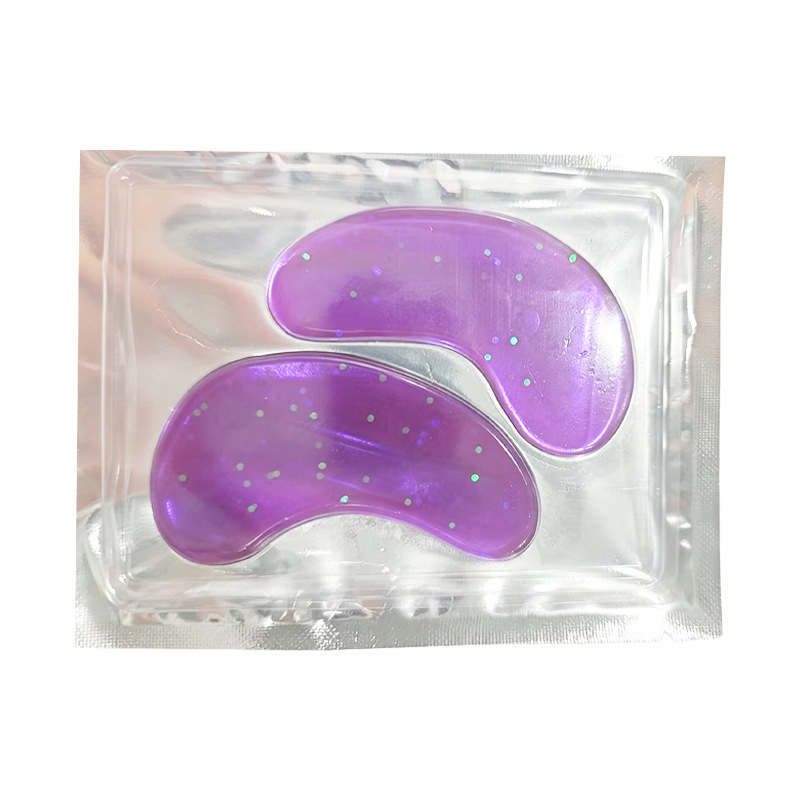 Mascarilla de ojos transfronteriza de colágeno y oro, parche hidratante para ojos con diseño de mariposa, fabricante mayorista para comercio exterior