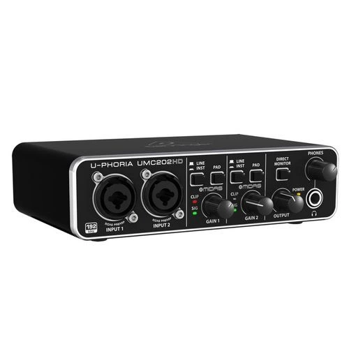 Behringer UMC204HD карта профессиональная звуковая карта профессиональная аудиозвуковая карта