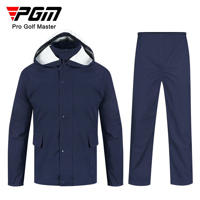Bộ áo mưa golf PGM chống bão nam, áo khoác + quần chống nước ngoài trời — Nữ YF481-màu xanh nước biển (áo khoác + quần), YF482 nam-Màu Đỏ Cam (áo khoác + quần), Nữ YF481-Màu đỏ cam (áo khoác + quần), YF482 nam-màu xanh nước biển (Áo khoác + quần)