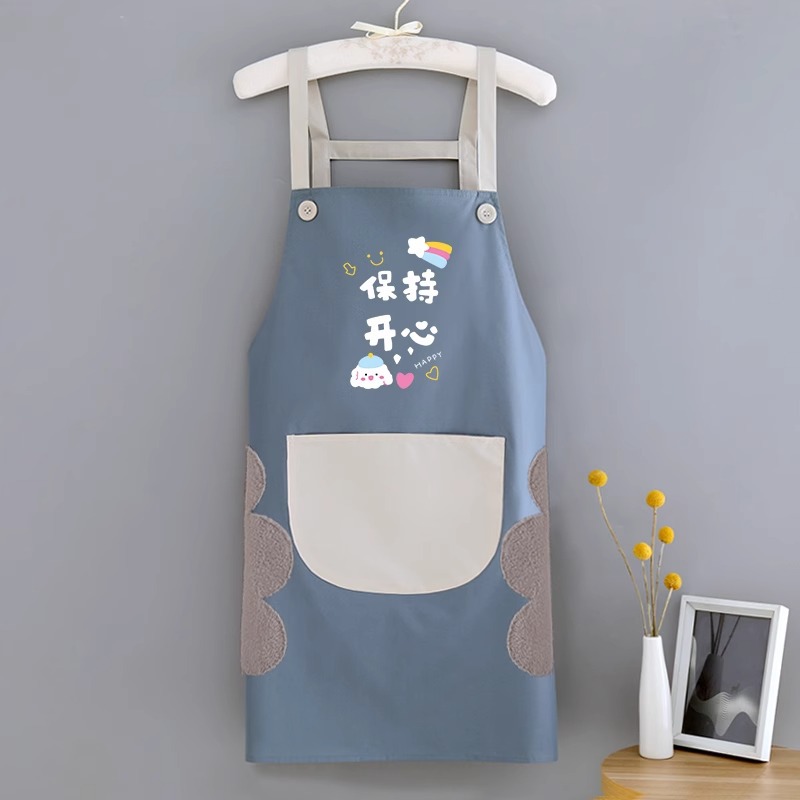 Delantal 2025 nuevo estilo cocina casera impermeable y a prueba de aceite, ropa de trabajo de cocina, cintura para mujer, catering, moda, manos limpiables