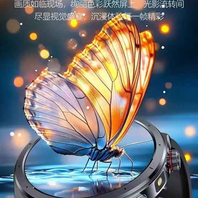 et472智能手百表1.53 英寸全触屏支持蓝牙通话运动等功能含 ECG|undefined