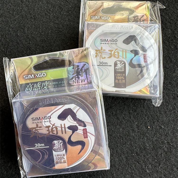 厂家直供喜曼多鱼线新琥珀2代30米子线/主线尼龙线钓鱼线成品渔线