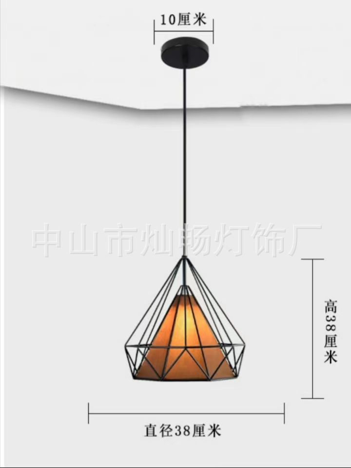 Estilo industrial nórdico personalidad creativa simple restaurante moderno Hotpot Bar Bar Barbería Landelier de cabeza única