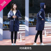 Bib, fashionable trench coat, waterproof kitchen, apron, warm overall, long sleeve, wholesale