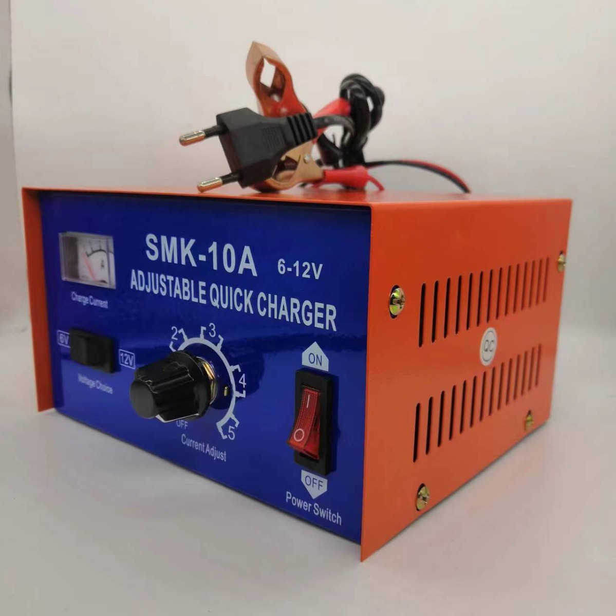10A cargador rápido de alta potencia cargador de baterías de plomo - ácido
