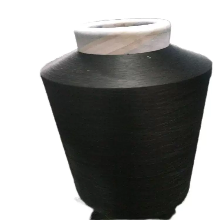 DTY特黑150D/48F涤纶低弹AA半消光常规现货供应厂家直销