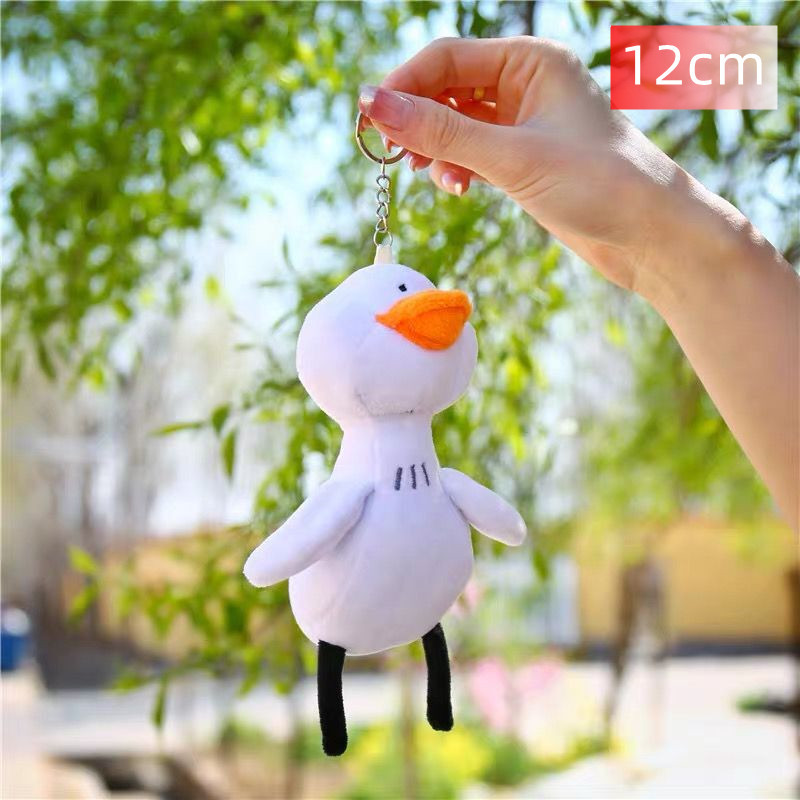 Muñeco de Peluche Colgante 4 Pulgadas de Fibra de Poliéster para Máquina de Peluches y Llavero