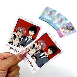 拍立得动漫定制仿拍立得小卡照片相卡透卡周边谷子二次元方卡卡片