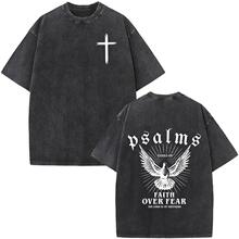 230Gŷ�봿��Christian  Faith Over Fear Bible Verse Washed T-