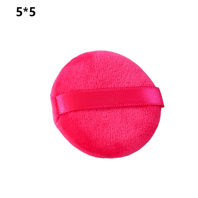 Crystal ultra suave redondo pequeño fabricante de polvo al por mayor polvo algodón maquillaje herramientas de maquillaje secas y húmedas polvo de doble uso