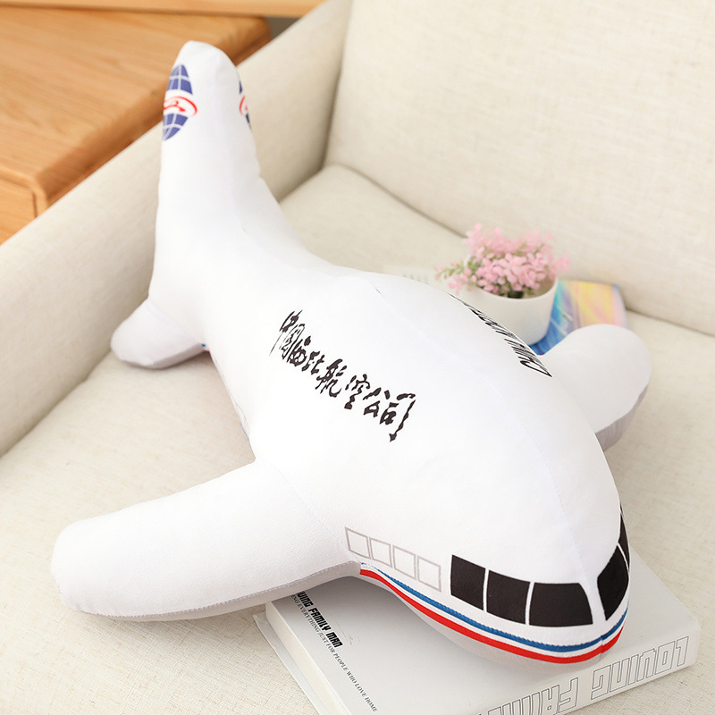 Simulación de dibujos animados de aviones de China Airlines almohada modelo de avión juguetes de peluche para niños muñecas de regalo image 9