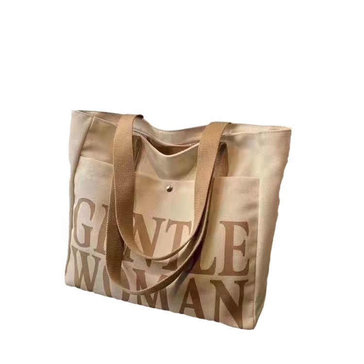 Bolsa de lona para mujeres inssen bolso de hombro universal de gran capacidad de libro de los estudiantes de clase bolsa de viaje bolsa de tela bolsa de mano