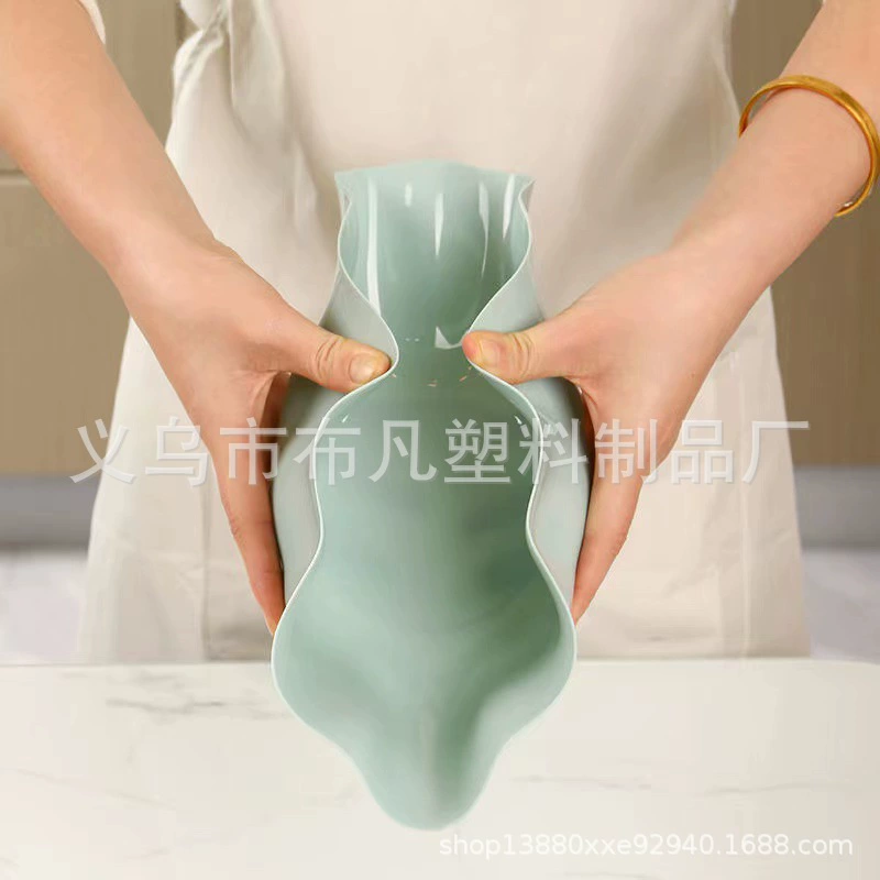 Lotus leaf fruit plate Creative European -style home fruit plate dry fruit plate office fruit plate snacks strong nut plate