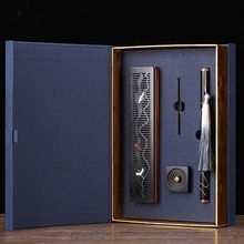 574】香道具 古竹 黒檀 斑竹等 香筒 五点一括